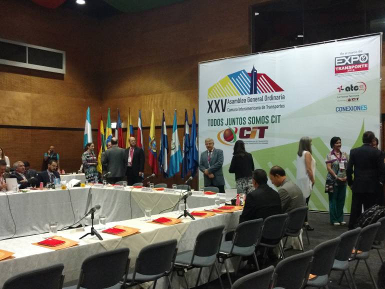 Sesión de la Asamblea Iberoamericana de la CIT en Medellín