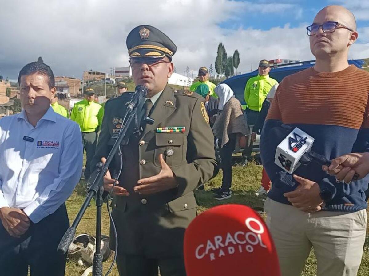 Tunja: capturan ‘Los Cárcavas’, banda delincuencial dedicada a la venta de estupefacientes