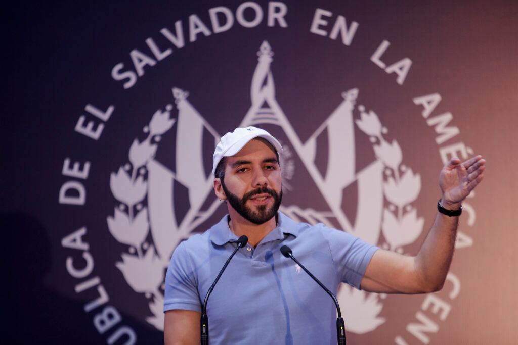 Intento de reelección de Bukele. Foto: Getty Images/ Alex Peña