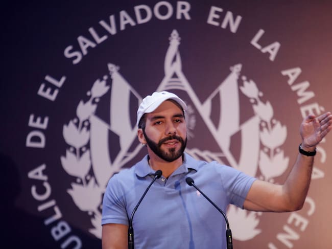 Intento de reelección de Bukele. Foto: Getty Images/ Alex Peña