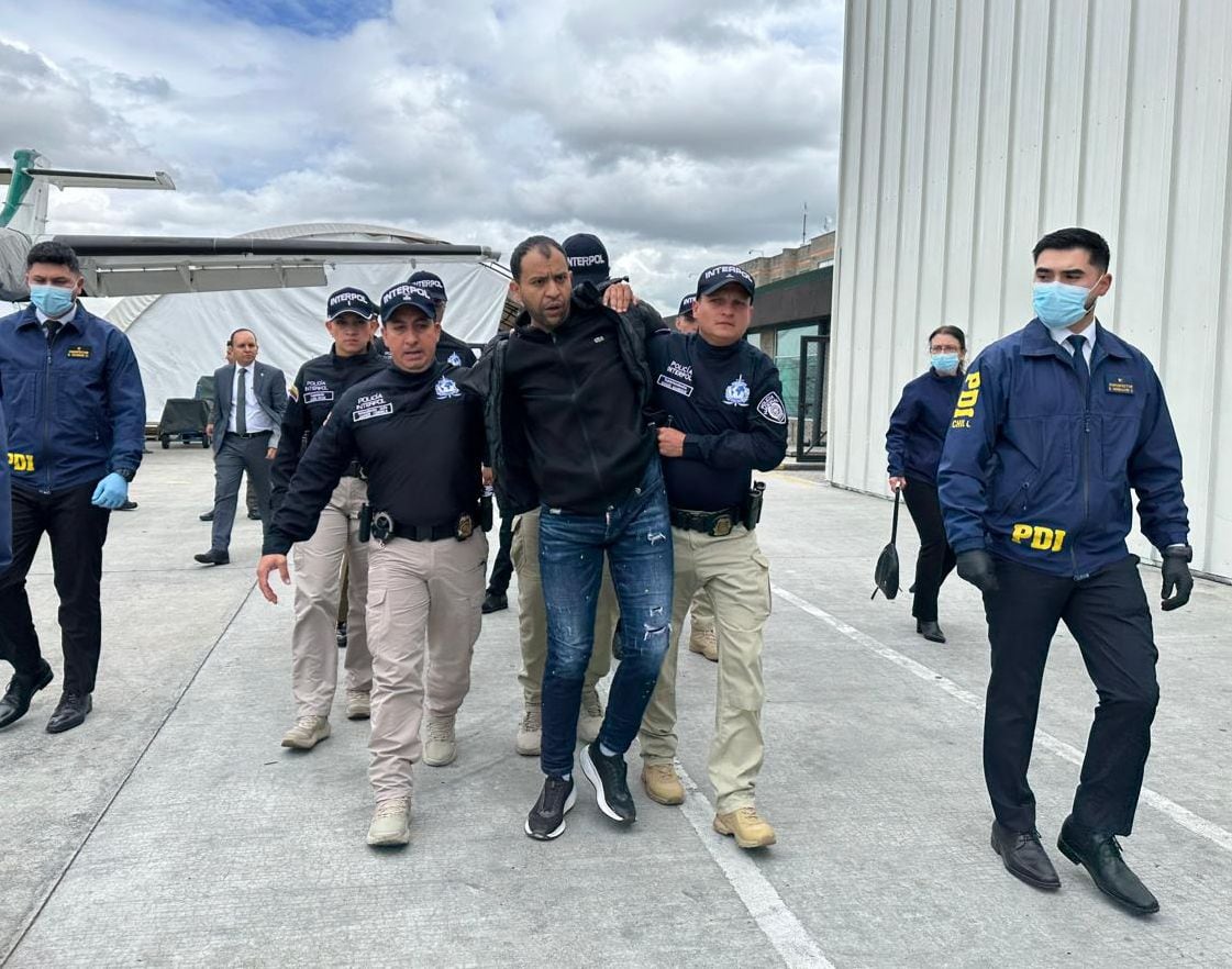 Extraditan a Chile a ‘Botija’, cabecilla del Tren de Aragua señalado de asesinar a un carabinero