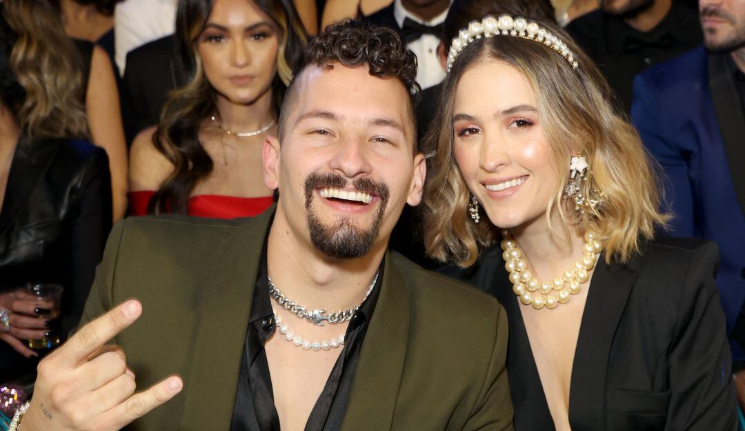 Mauricio Montaner y Sara Escobar. 