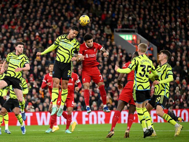 Duelo de Liga entre Liverpool y Arsenal. (Photo by Michael Regan/Getty Images)