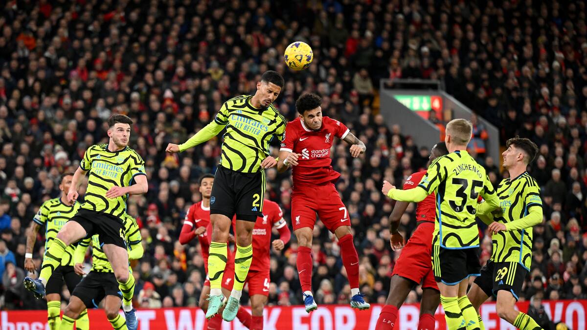 Liverpool perdió la oportunidad de ser líder ante Arsenal y de paso sufre por Luis Díaz
