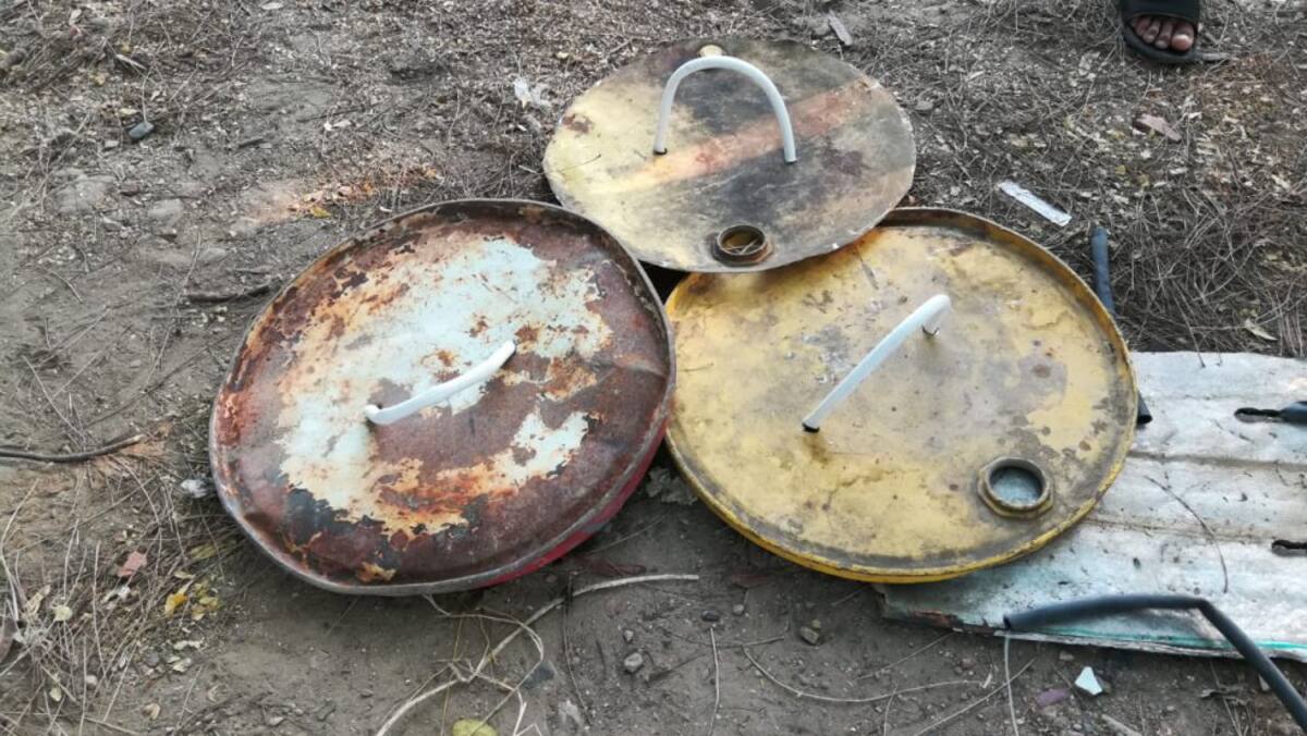 Las tapas de los barriles también son elementos de defensa