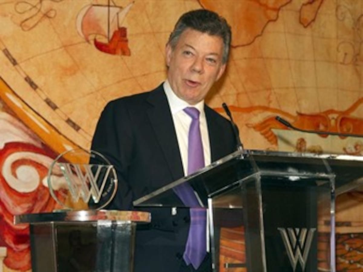 Santos concluyó su gira en Estados Unidos hablando primordialmente de paz