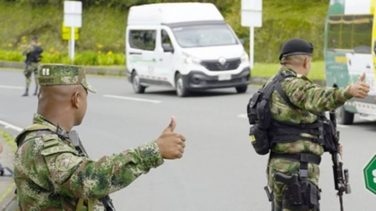 El Ejército amplió su plan de seguridad en la vía entre Pereira y Quibdó
