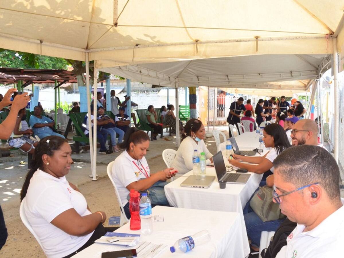 539 beneficiados con jornada de atención integral del PES en el 7 de Agosto