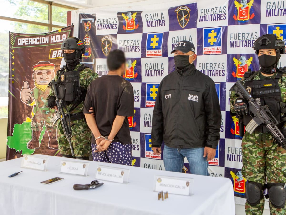En Gigante-Huila, capturan a alias “Satanás” presunto homicida serial