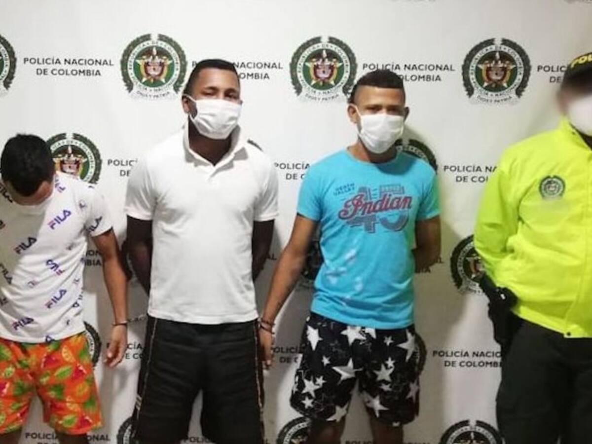 Capturan a tres personas por hurto calificado y agravado