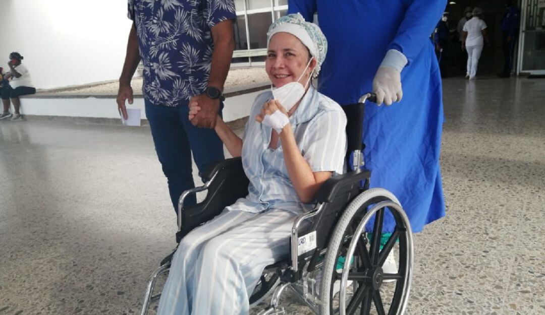 Olga Acosta estuvo recluida casi un mes en el Hospital Universitario del Caribe