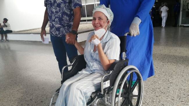 Olga Acosta estuvo recluida casi un mes en el Hospital Universitario del Caribe