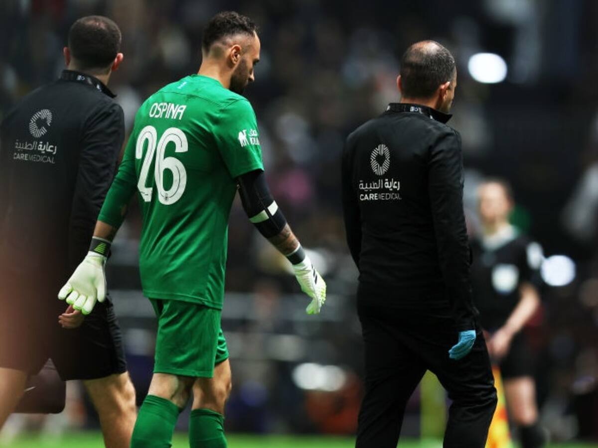 David Ospina se lesiona en su regreso a las canchas con Al Nassr