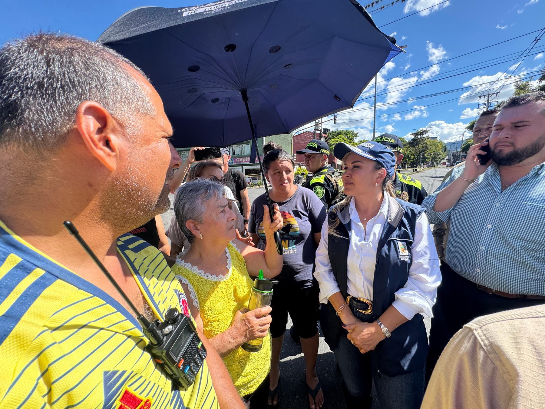 La alcaldesa, Johana Aranda, se reunió con los habitantes del Jordán