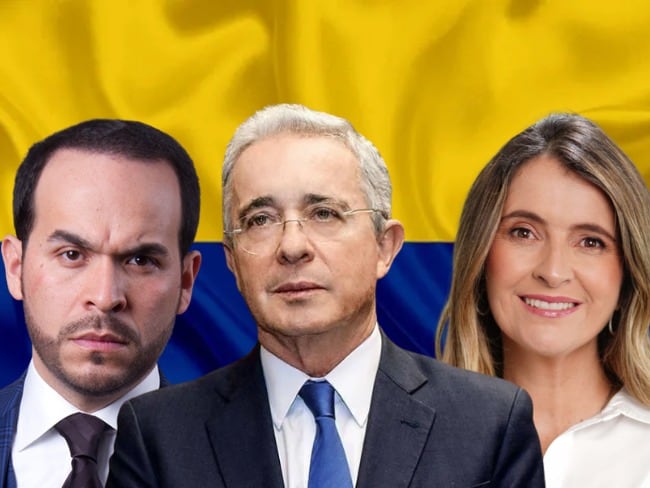 Abelardo de La Espriella, Álvaro Uribe y Paloma Valencia