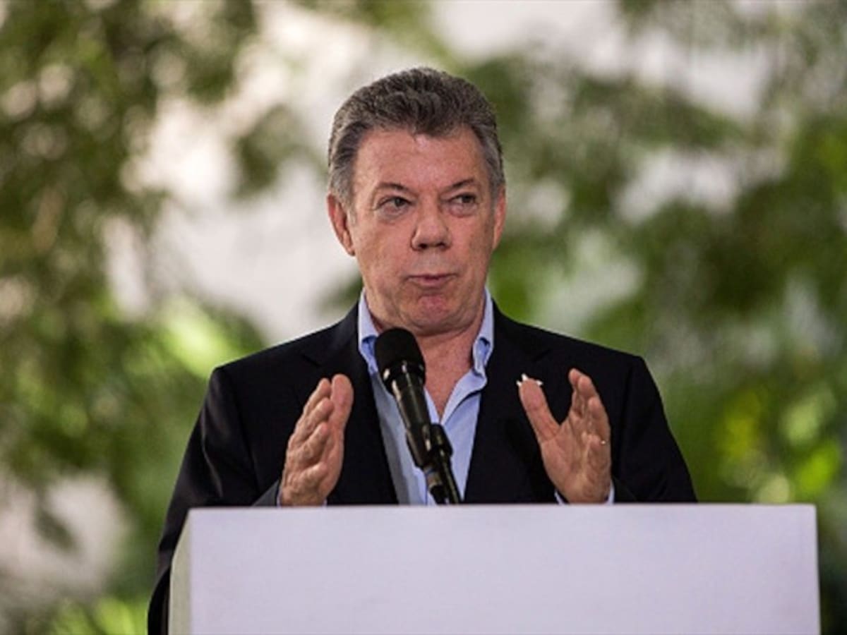 Las circunscripciones no son para cumplirle a las Farc, sino a las víctimas: Santos