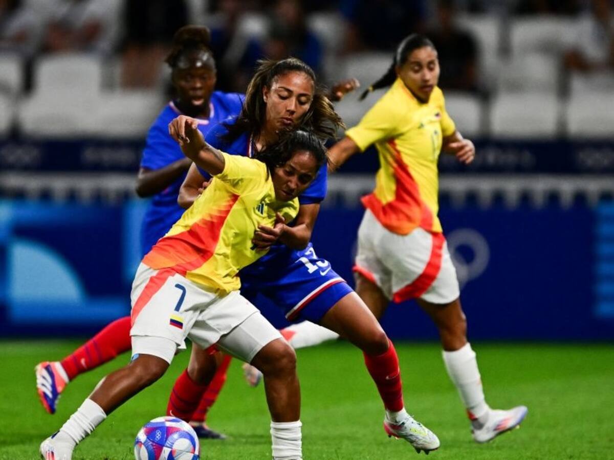 Colombia lucha, pero no le alcanza: derrota ante Francia en el debut olímpico
