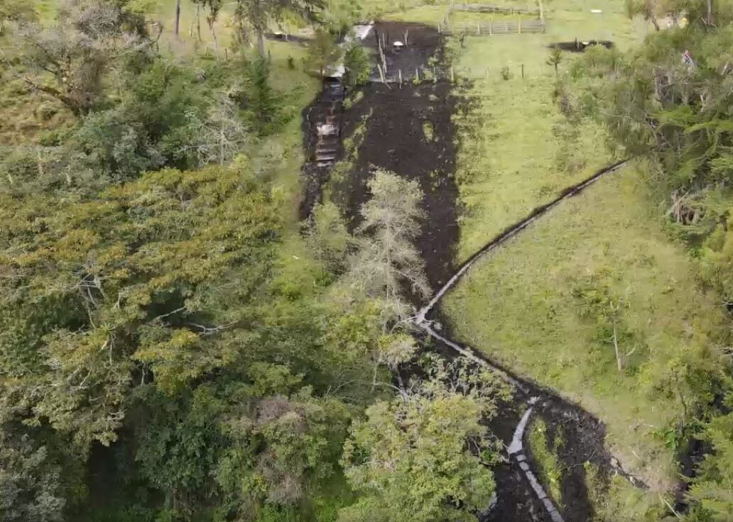 Daños ambientales por derrame de crudo en Toledo, Norte de Santander - Foto: Alcaldía de Toledo
