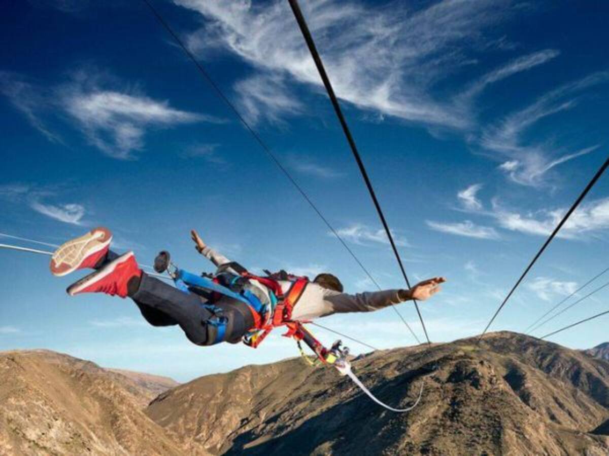 ¡Increible! Así es la nueva catapulta humana