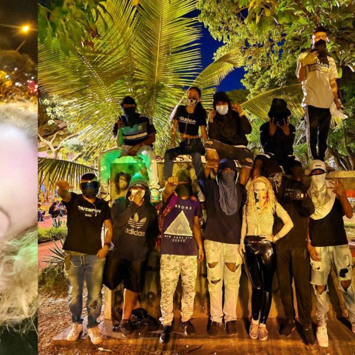 Joven alemana que apoya el paro en Cali denuncia que intentaron matarla