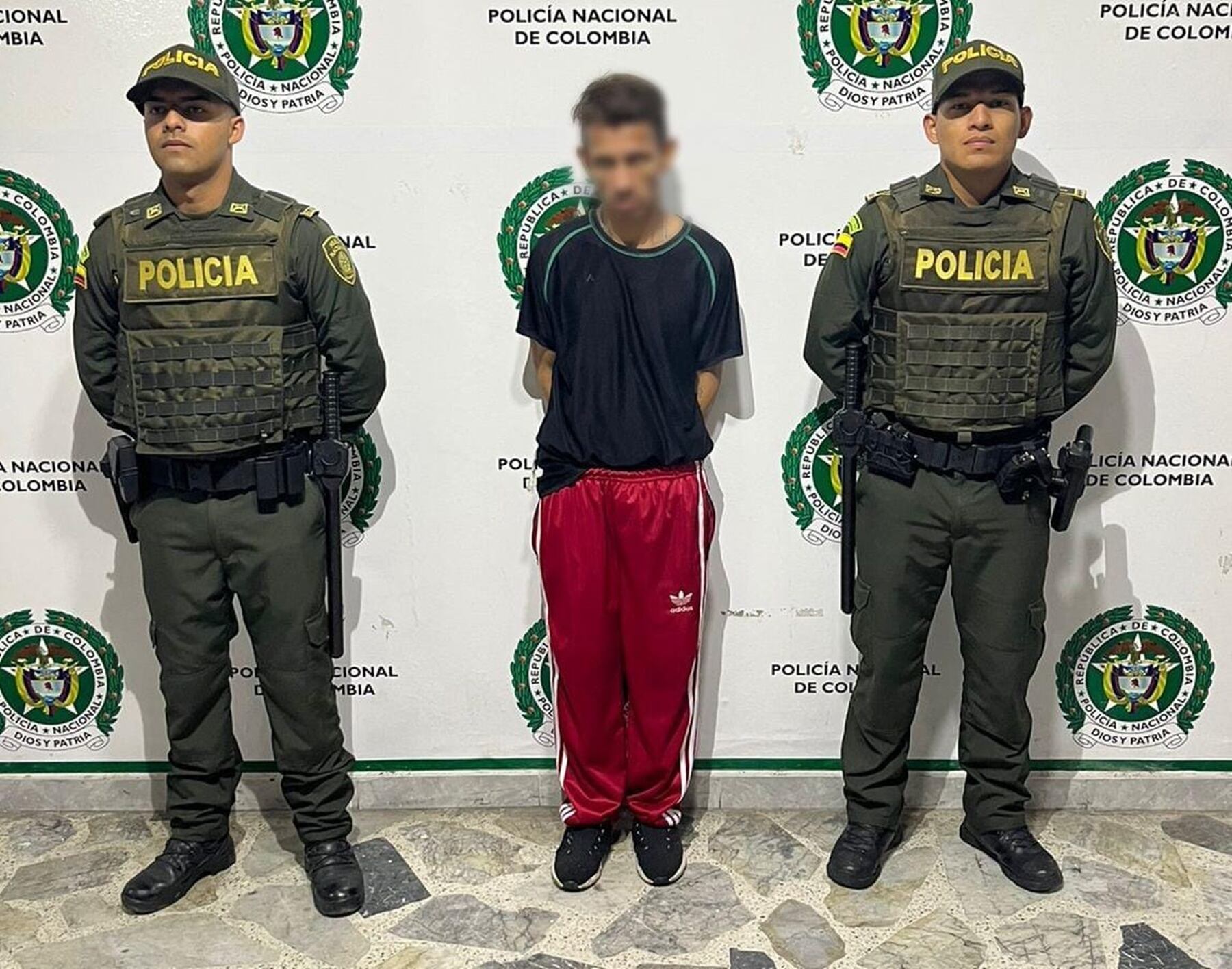 Capturado en el centro de Ibagué