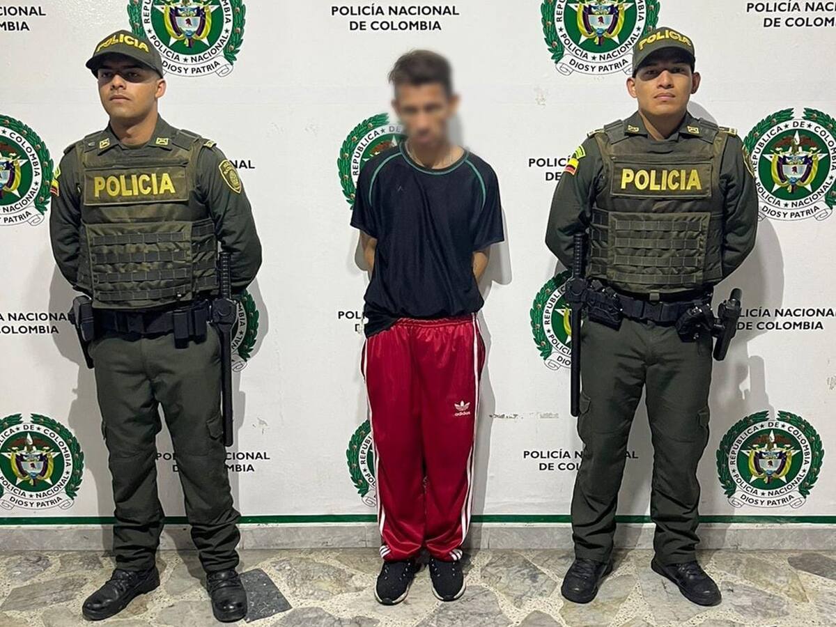 Capturaron al delincuente que tenía azotado al sector comercio del centro de Ibagué