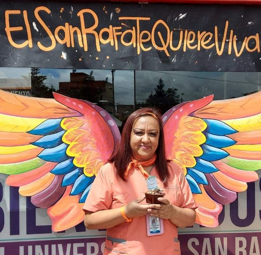 La líder social de Boyacá Lilia Patricia Cardozo, quien fue imputada por la Fiscalía por presuntamente fingir un ataque con una sustancia química, aseguró que irá a juicio / Foto. Redes sociales.