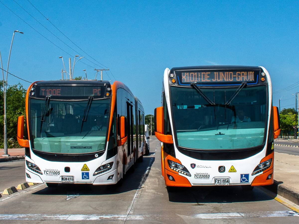 Transcaribe activa desvíos temporales en sus rutas A108 y C001