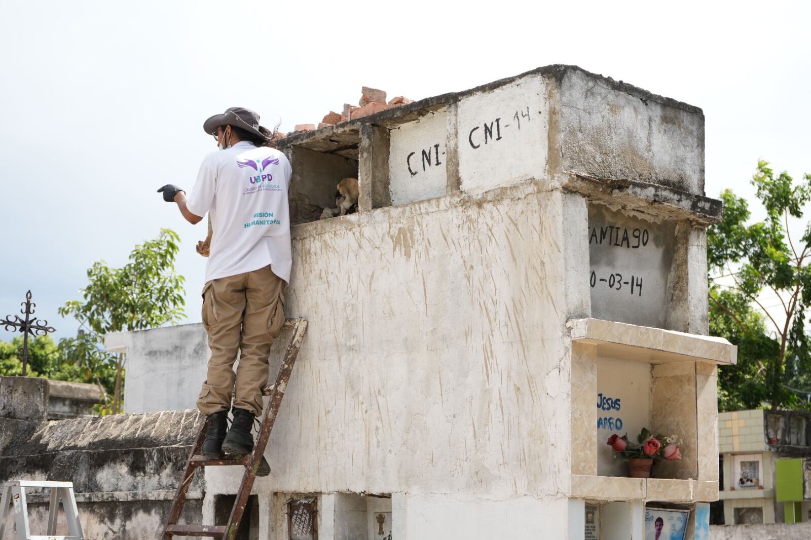 UBPD avanza en la búsqueda de personas desaparecidas en el Cementerio Municipal de El Zulia. / Foto: UBPD.