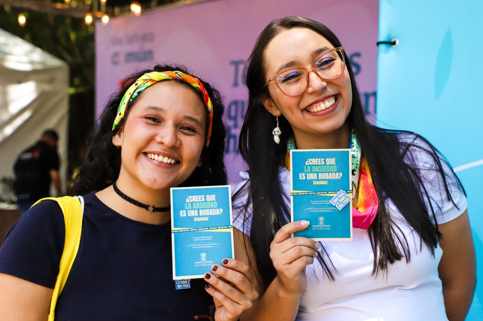 Espacio de salud mental en la Fiesta del Libro y la Cultura. Foto: Alcaldía de Medellín.