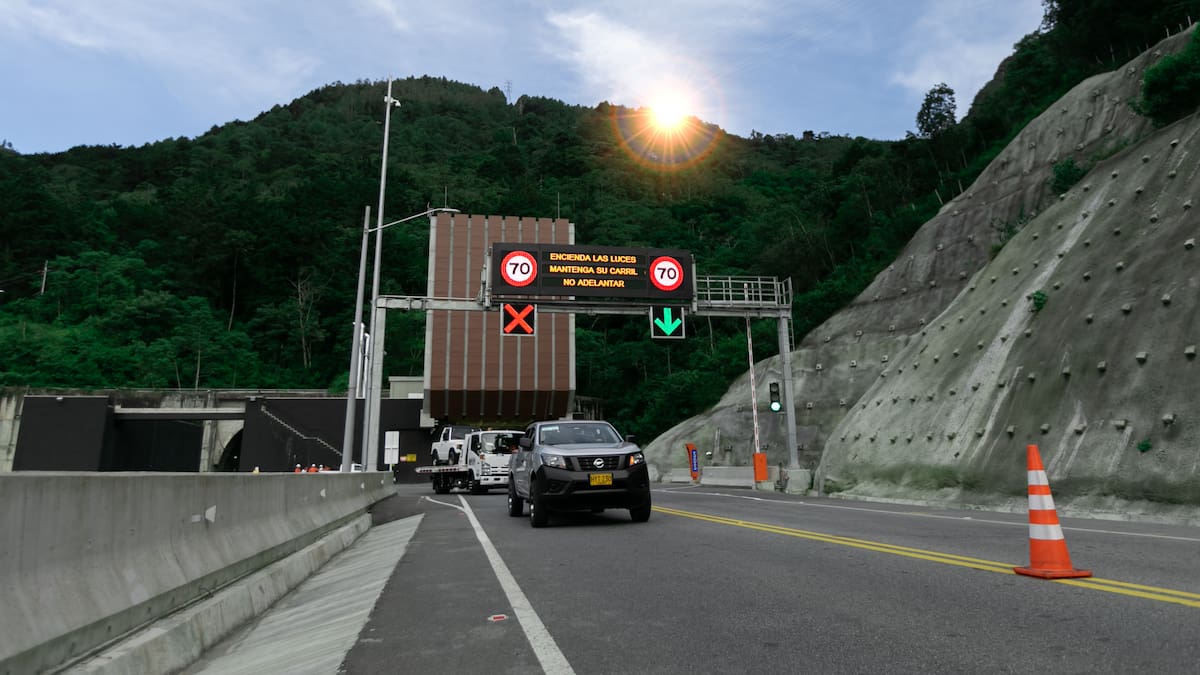 Esta semana hay cierres del Túnel de Oriente, en Antioquia