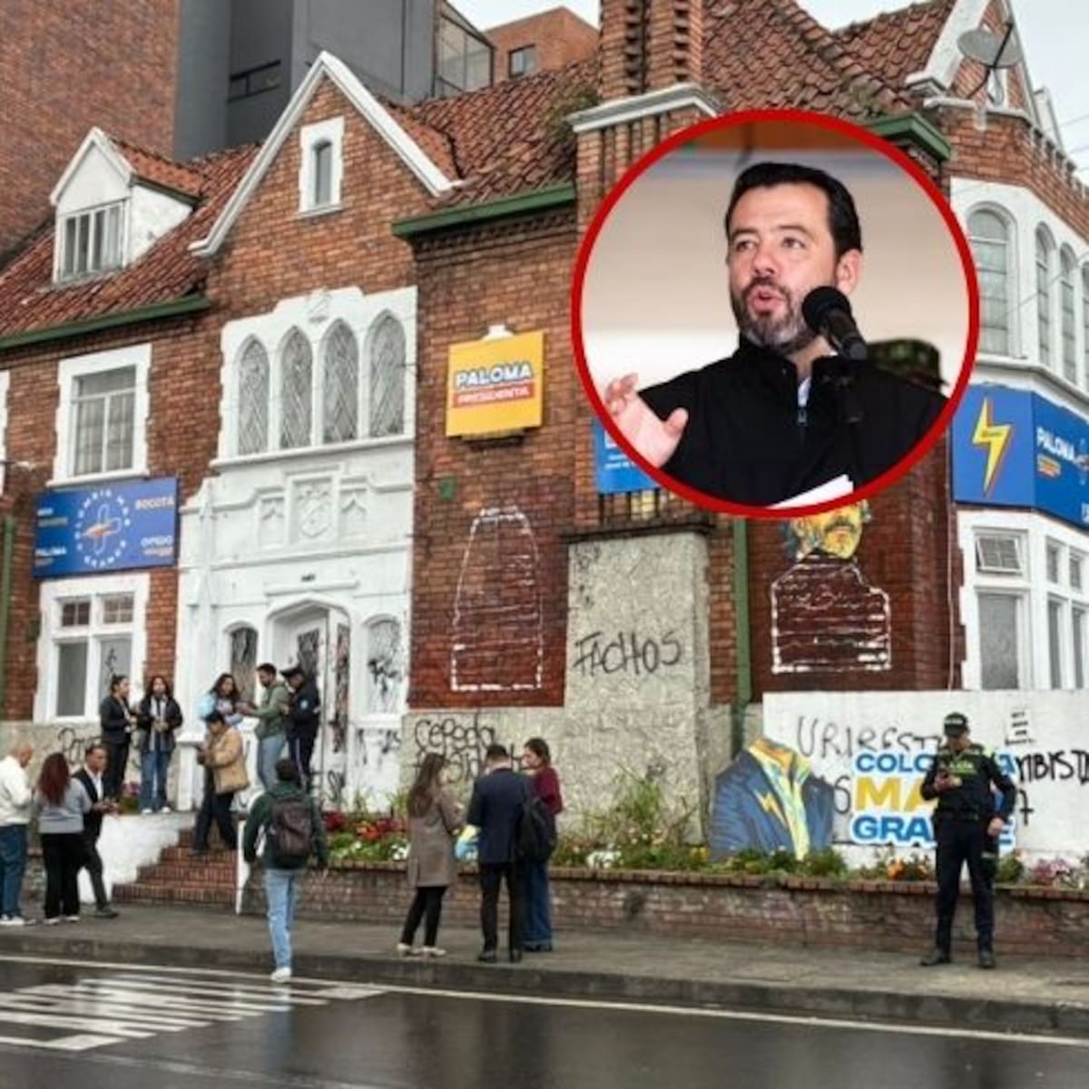 “No es manifestación social: es violencia”, Galán tras ataque a sede de Paloma Valencia en Bogotá