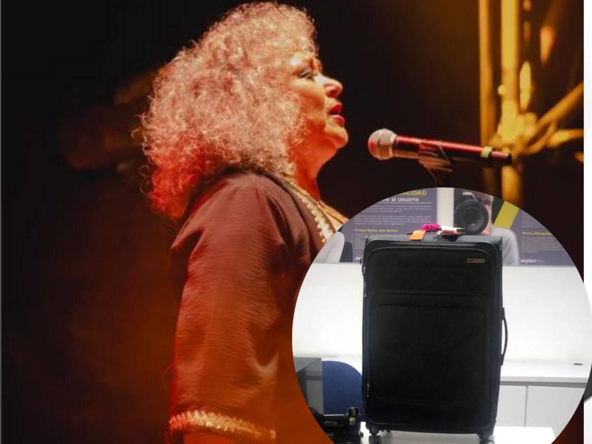 Apareció la maleta de Amanda Miguel: al parecer, se trató de una confusión