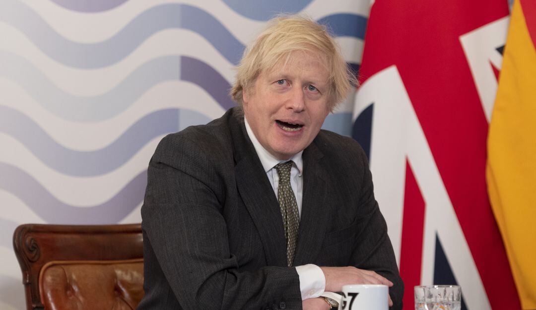 El primer ministro británico Boris Johnson