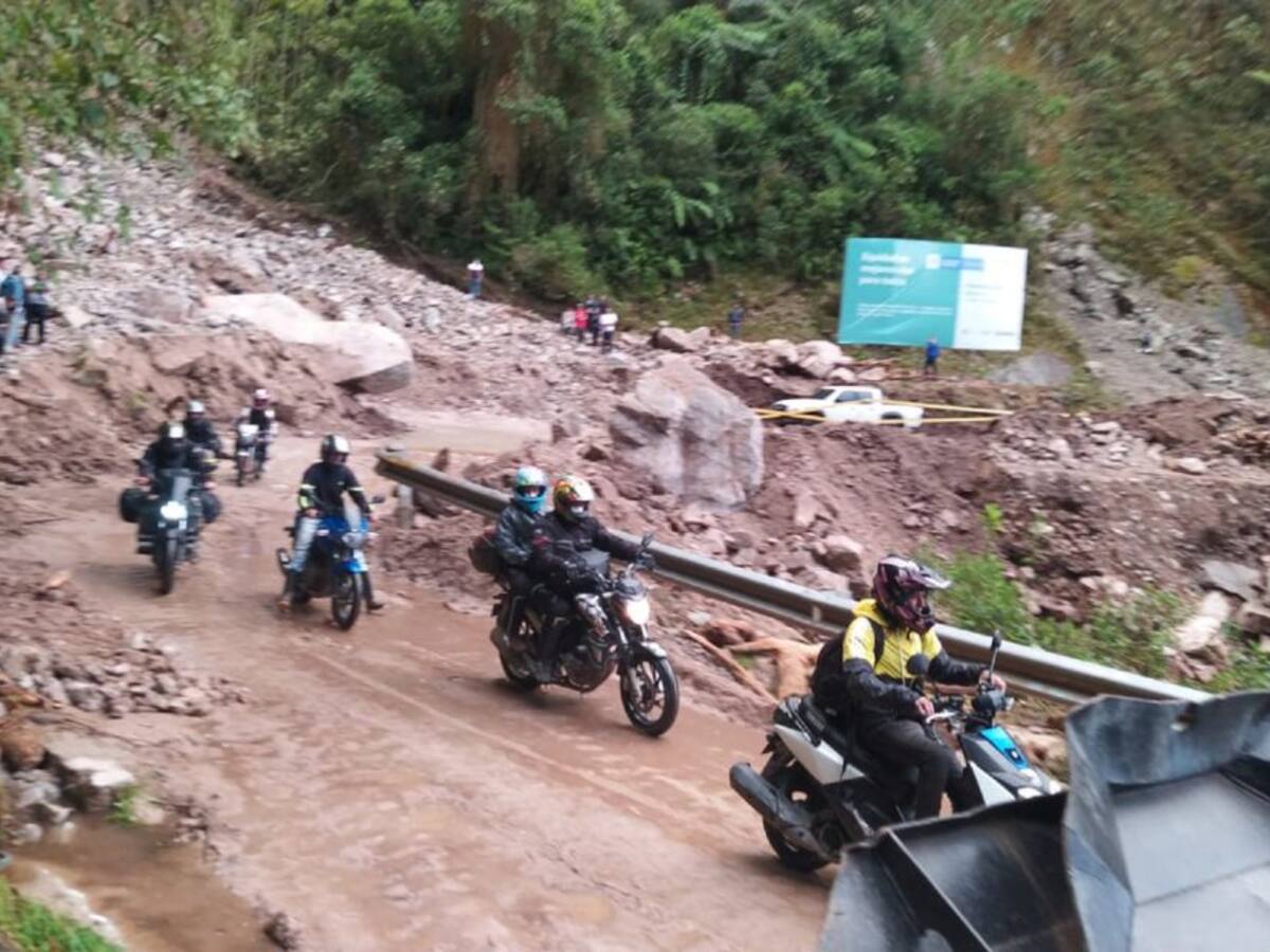 Habilitaron paso en la vía Curos - Málaga