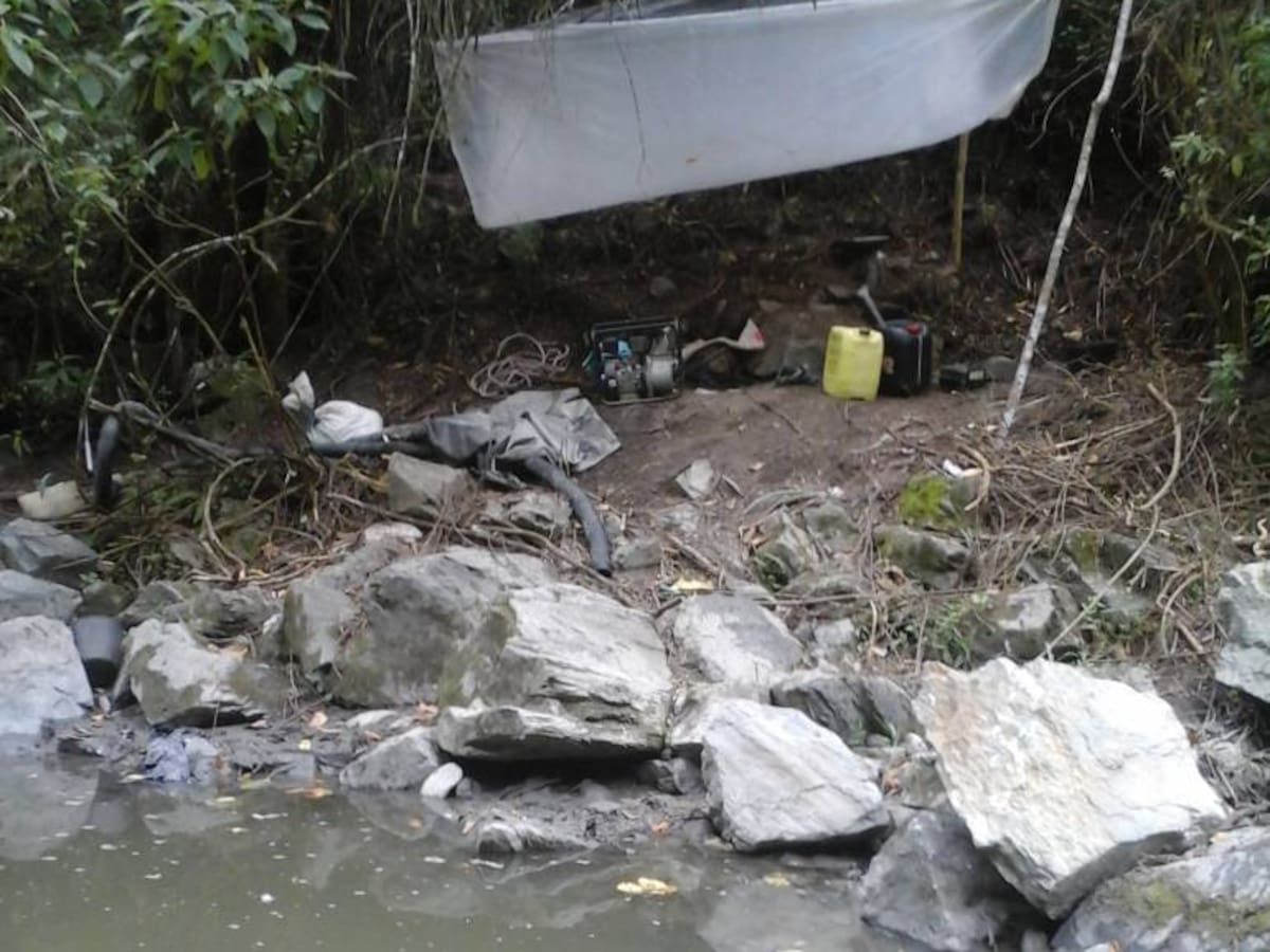 Más de 60 personas capturadas por minería ilegal