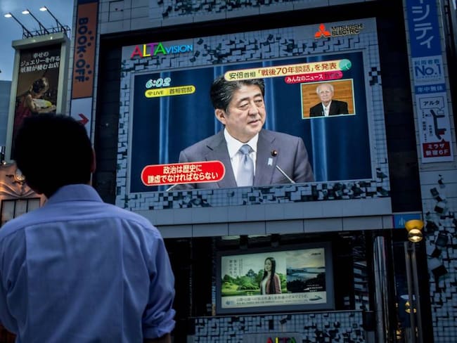 Japoneses recuerdan al ex primer ministro Shinzo Abe. Foto: Getty