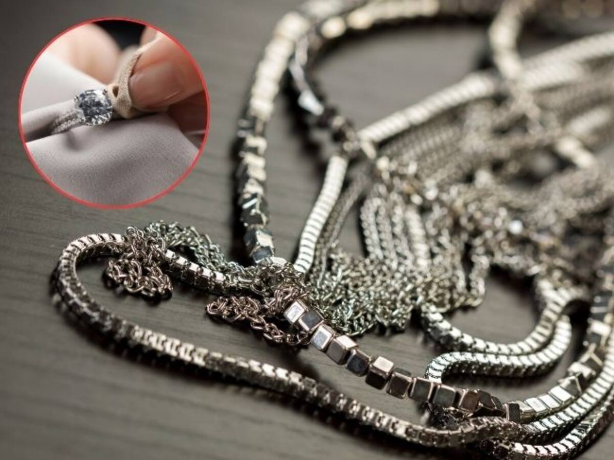 Ni vinagre, ni pasta dental: esta es la forma correcta limpiar cadenas y anillos de plata