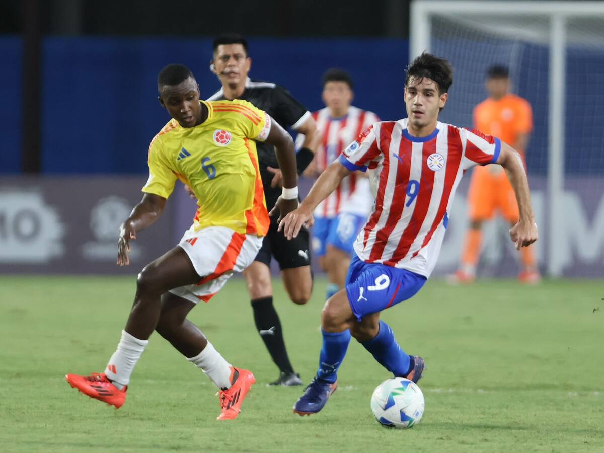 Colombia avanza a la siguiente ronda del Sudamericano Sub-17 a pesar de caer ante Paraguay