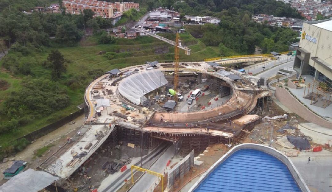 Intercambiador vial de La Carola en Manizales