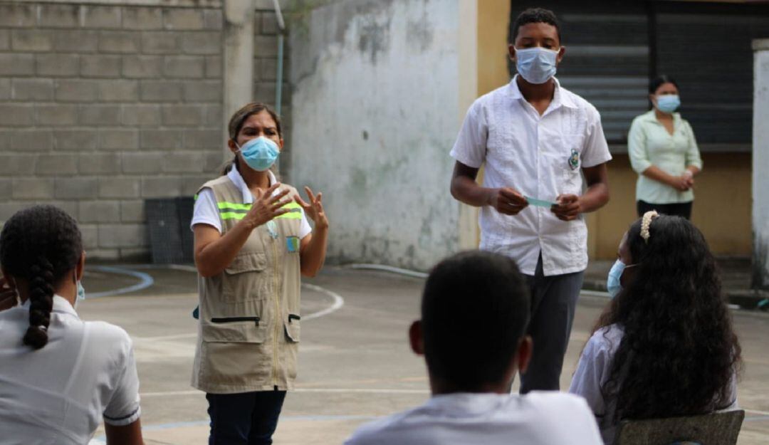 La autoridad ambiental realizó varias actividades con niños con el fin de incentivar la adopción de medidas para conservar la biodiversidad