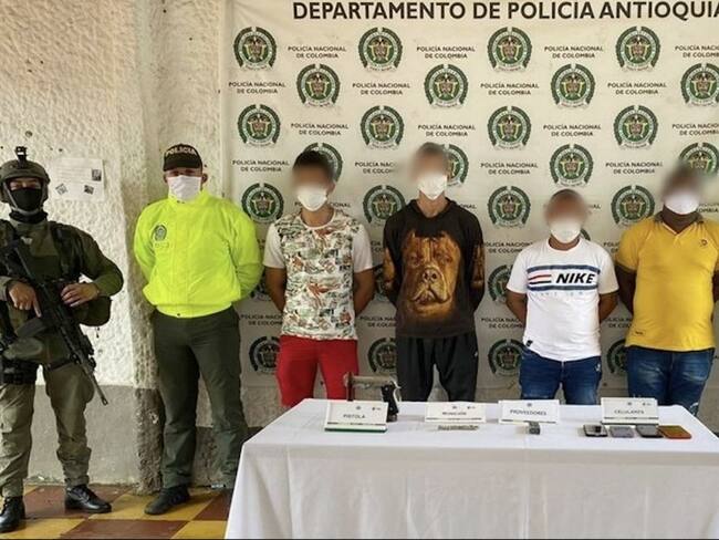 Capturan a cuatro cabecillas de Los Caparros en el Bajo Cauca Antioqueño