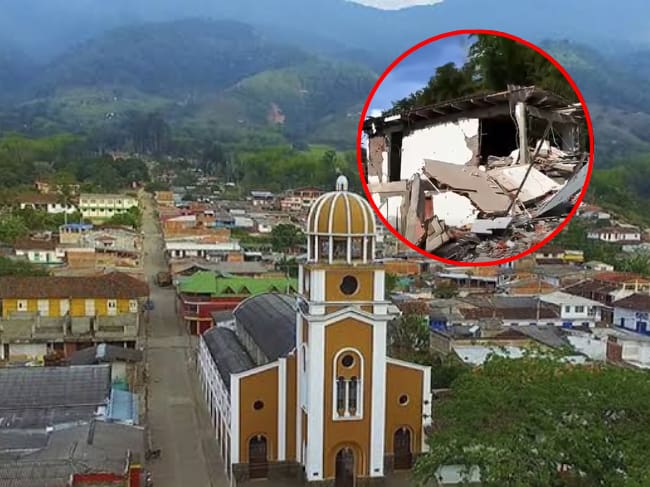 “Nuestros campesinos están sufriendo”: Calima- Darién pide apoyo para reconstrucción tras terremoto. Captura de Video Instagram: Alcaldía Calima Darién / I. E. Simón Bolívar Calima