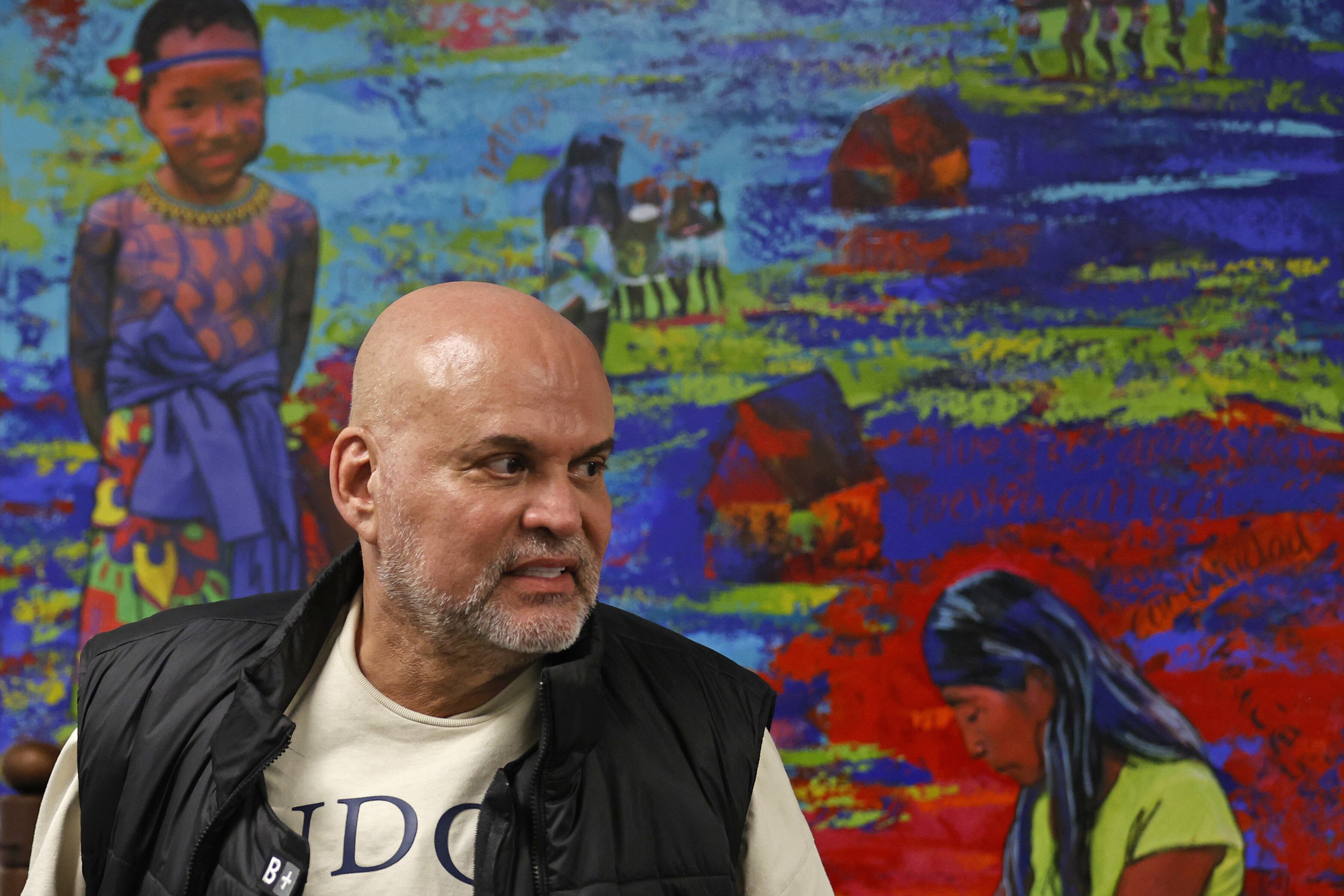 El exjefe paramilitar y ahora Gestor de Paz, Salvatore Mancuso. Foto EFE/ Mauricio Dueñas Castañeda