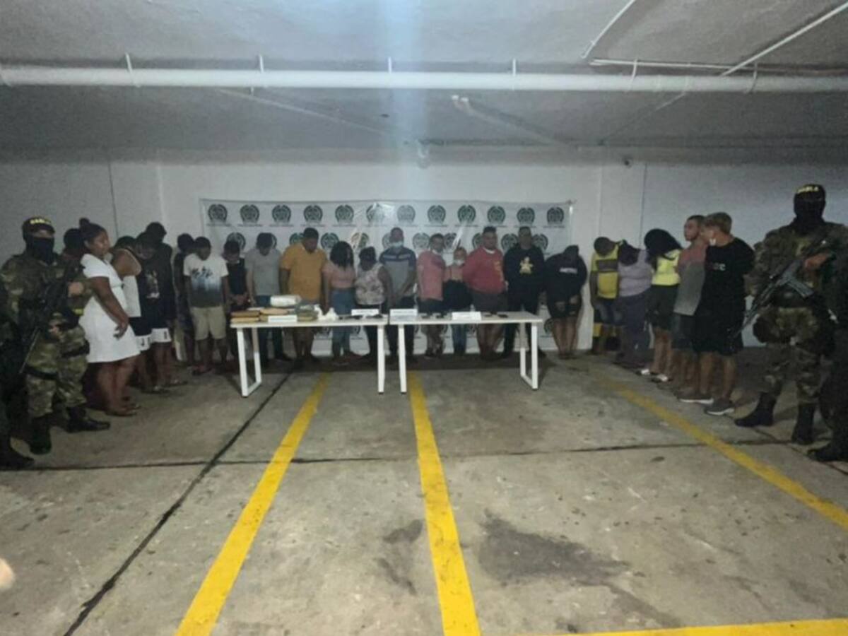 Legalizan capturas de 18 presuntos miembros de "Los Costeños"