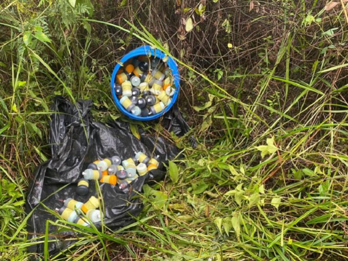 Incautan 205 minas antipersona en zona rural de Caloto, Cauca