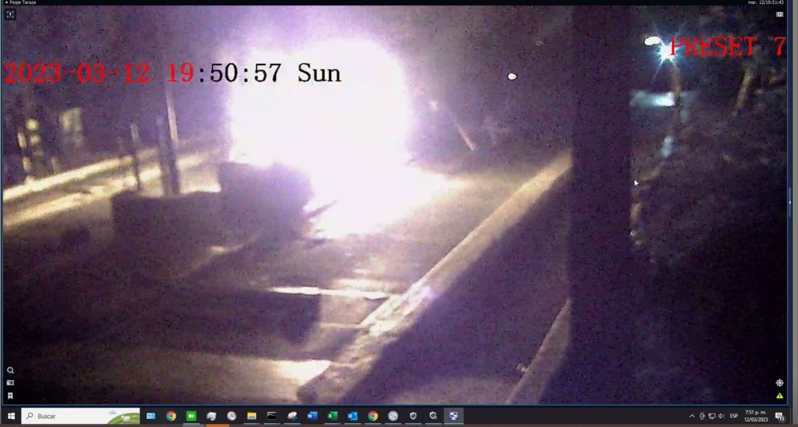 Peaje quemado Tarazá- foto cortesía