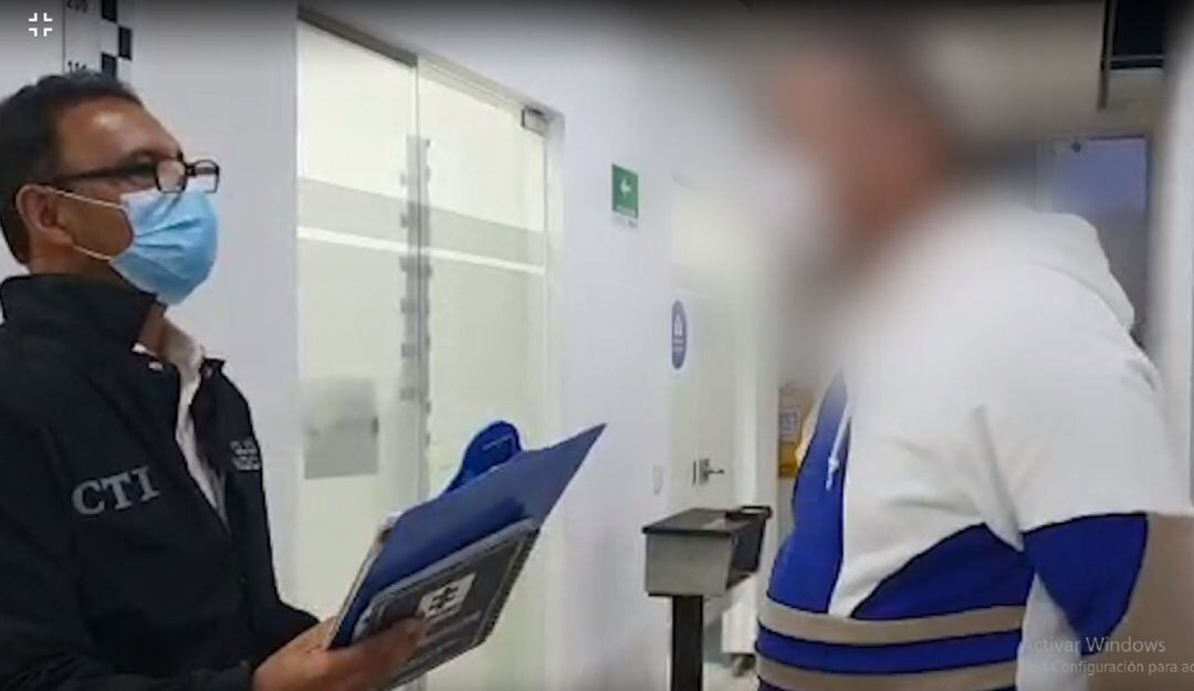 Captura del mayor Jorge Mario Molano Bedoya.