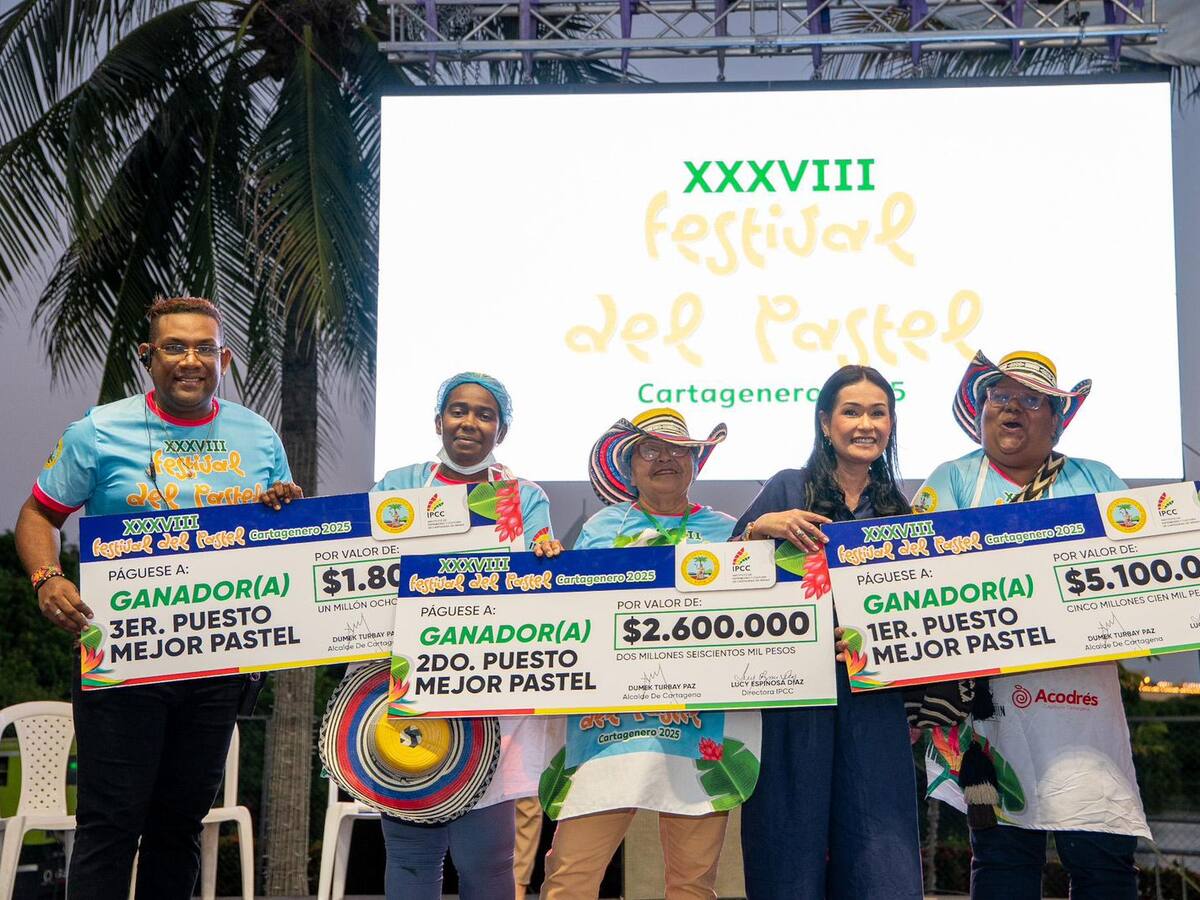 Ventas superiores a $1.030 millones dejó versión 38 del Festival del Pastel Cartagenero 2025