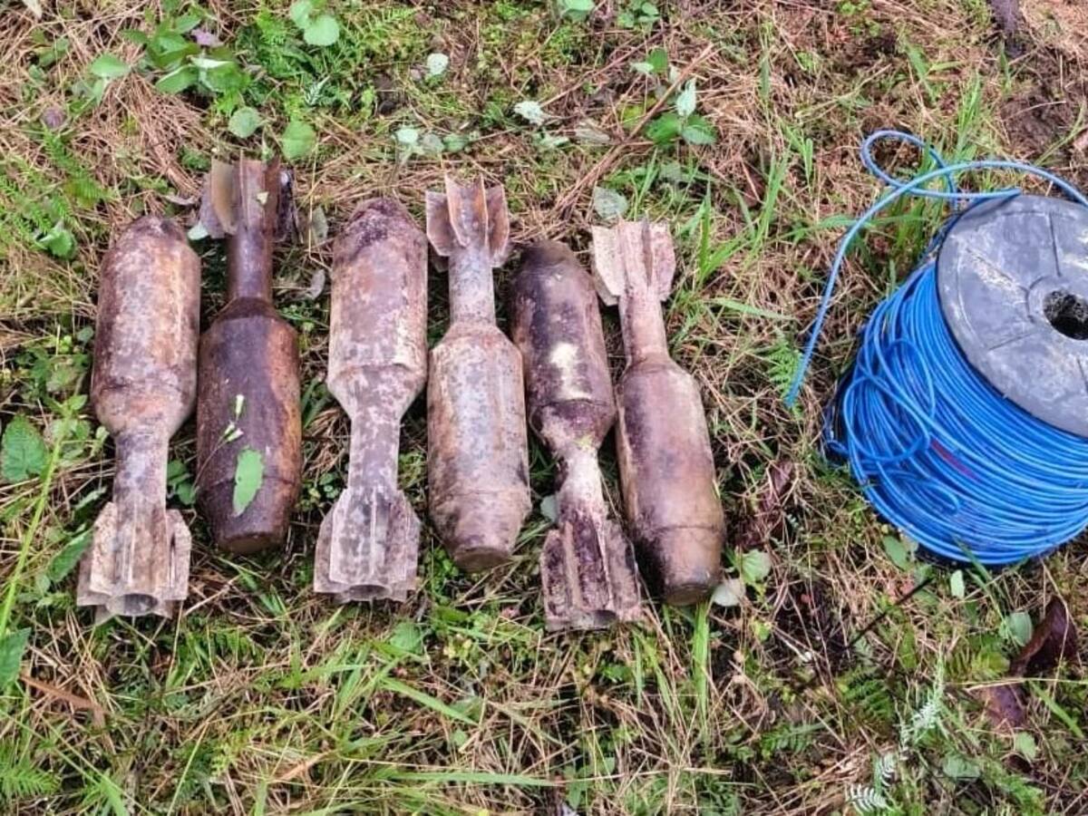 Las autoridades desmantelaron un depósito ilegal de explosivos en la costa pacífica caucana